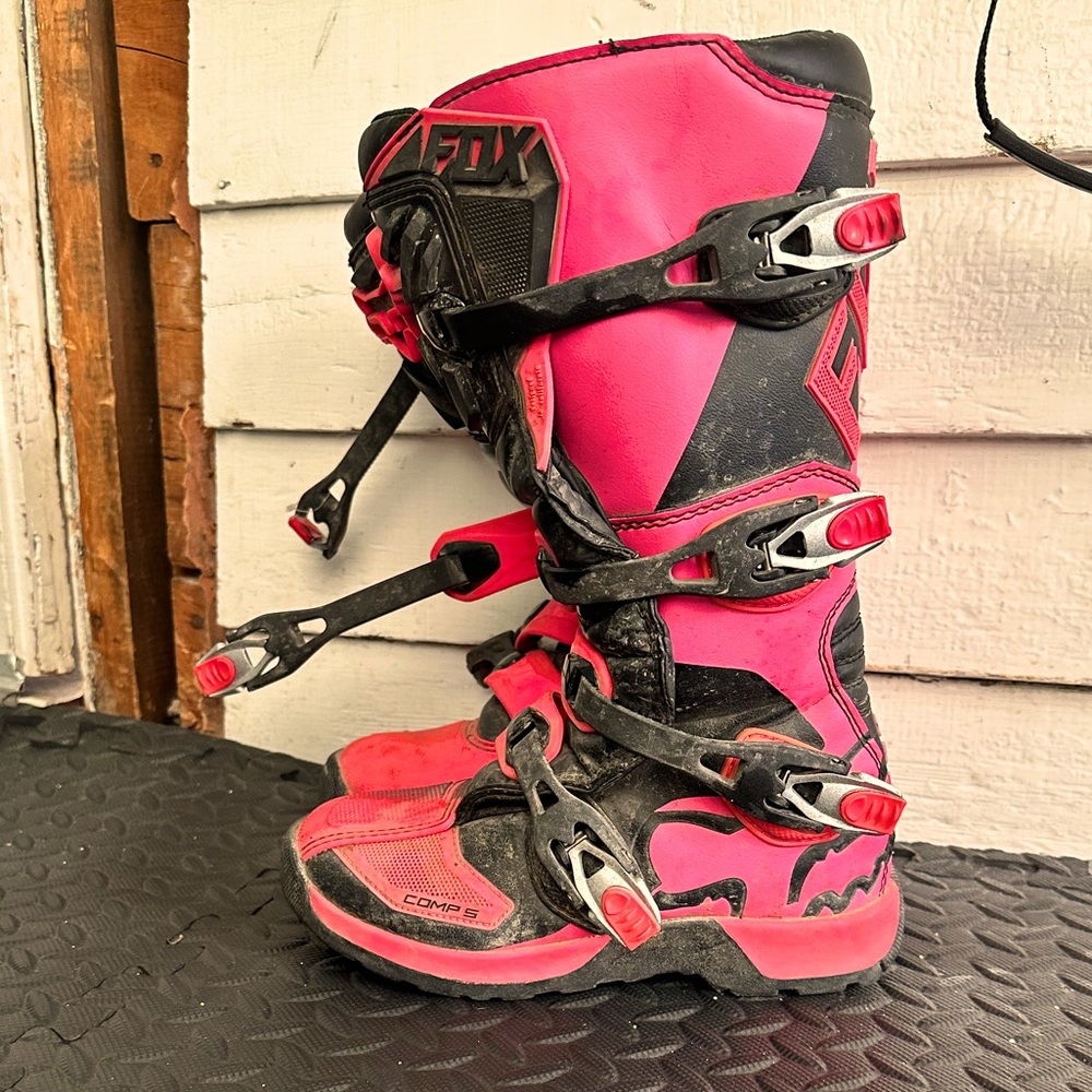 Fox riding boots women’s size 6 dirt bike four wheeler riding gear